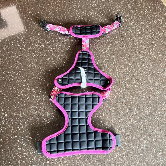 HEAD Quick Dry Dog Harness Pink Medium Reflective Padded Comfort Pet Vest hiking - Picture 7 of 9